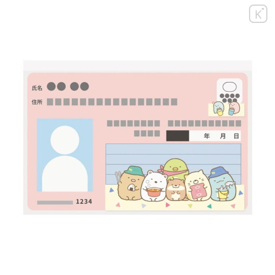 Japan San-x Clear Pass Case Card Sleeve Set - Sumikko Gurashi : Raccoon Tanuki Round Restaurant - 2