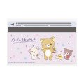 Japan San-x Clear Pass Case Card Sleeve Set - Rilakkuma : Snack Time Purple - 3