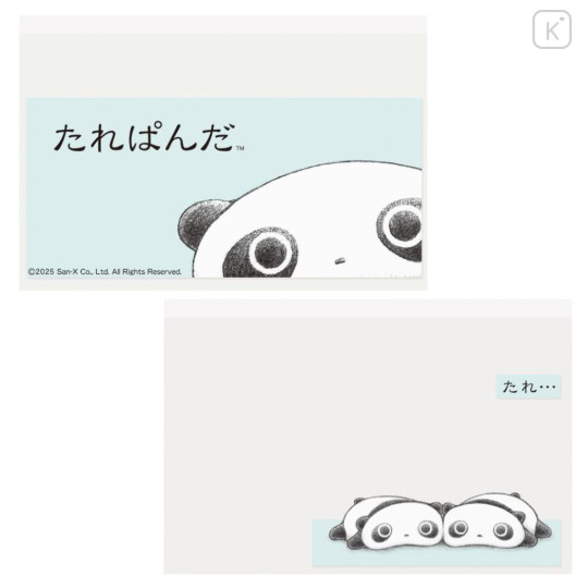 Japan San-x Clear Pass Case Card Sleeve Set - Tarepanda - 1