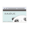 Japan San-x Clear Pass Case Card Sleeve Set - Tarepanda - 3