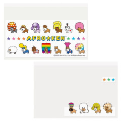 Japan San-x Clear Pass Case Card Sleeve Set - Afro Ken