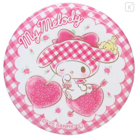 Japan Sanrio Can Badge - My Melody : Heart Cherry - 1