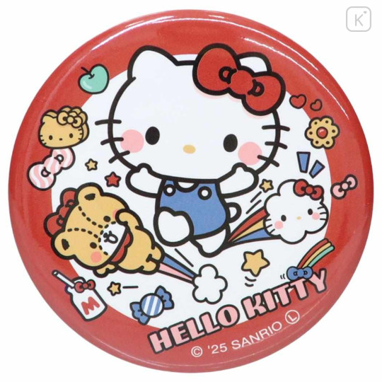 Japan Sanrio Can Badge - Hello Kitty & Tiny Chum : My Favorite Days - 1