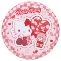 Japan Sanrio Can Badge - Hello Kitty & Tiny Chum : Love Pinky Lollipop - 1