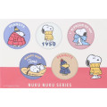 Japan Peanuts Secret Embroidered Can Badge - Snoopy : Winter Blind Box - 2