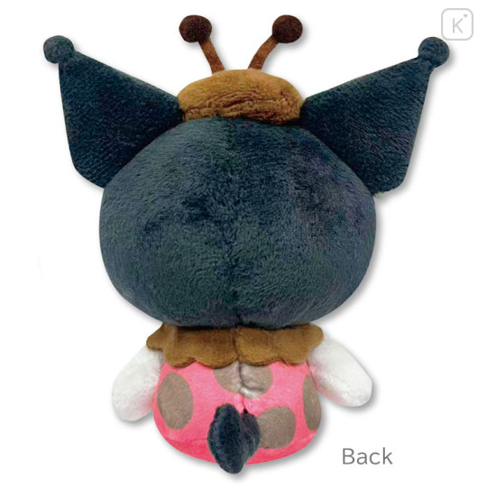 Japan Sanrio Petit Mini Mascot Holder - Kuromi : Ladybug - 2