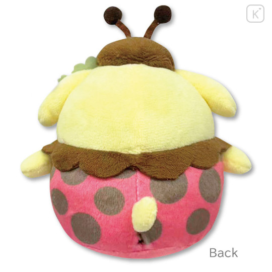 Japan Sanrio Petit Mini Mascot Holder - Pompompurin : Ladybug - 2