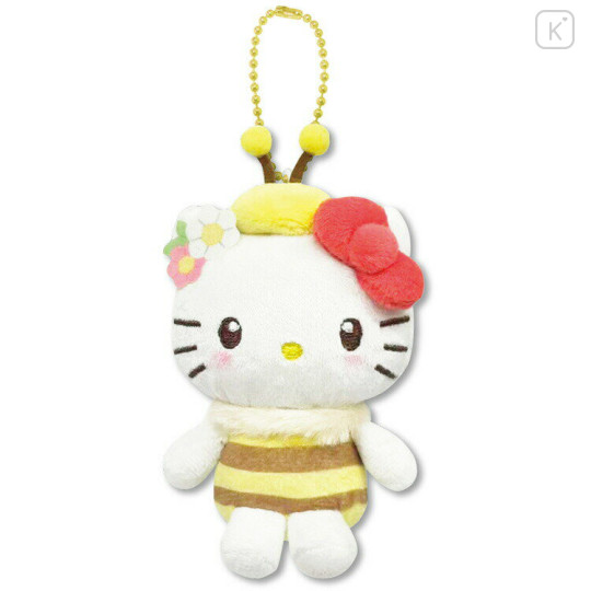 Japan Sanrio Petit Mini Mascot Holder - Hello Kitty : Honeybee - 1
