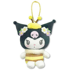 Japan Sanrio Petit Mini Mascot Holder - Kuromi : Honeybee