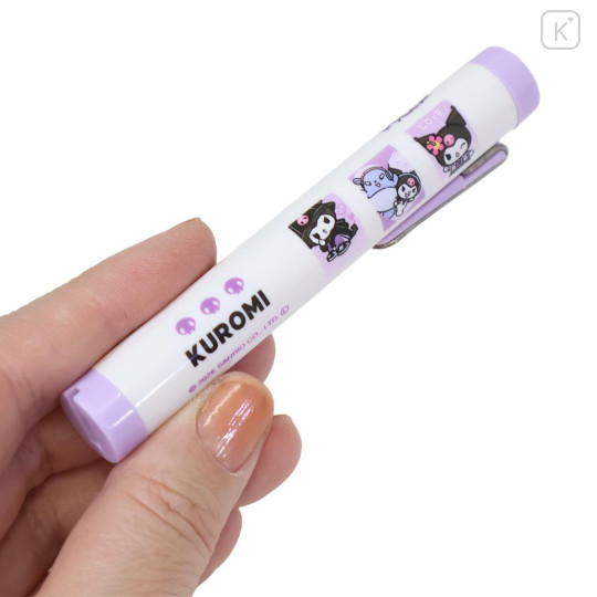 Japan Sanrio Compact Scissors - Kuromi : Collesta Slide Happy Life - 3