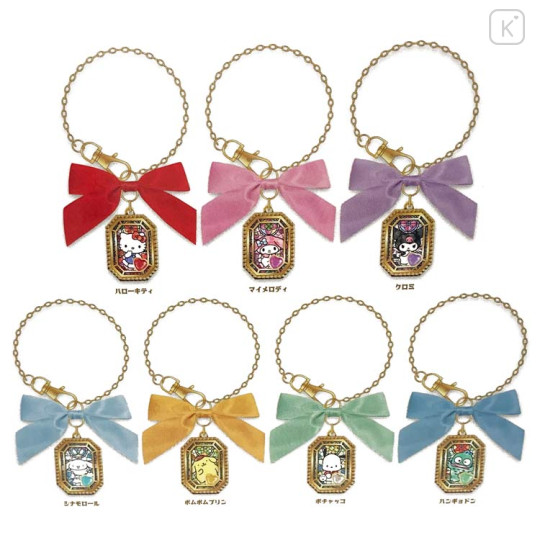 Japan Sanrio Secret Locket Mirror Bag Charm - Characters Big Ribbon - 2