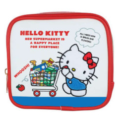 Japan Sanrio Mini Square Pouch - Hello Kitty : Supermarket