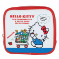 Japan Sanrio Mini Square Pouch - Hello Kitty : Supermarket - 1