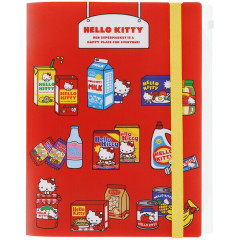 Japan Sanrio 5+1 Pockets A4 Index File Holder - Hello Kitty : Supermarket Red