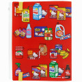 Japan Sanrio 5+1 Pockets A4 Index File Holder - Hello Kitty : Supermarket Red - 2