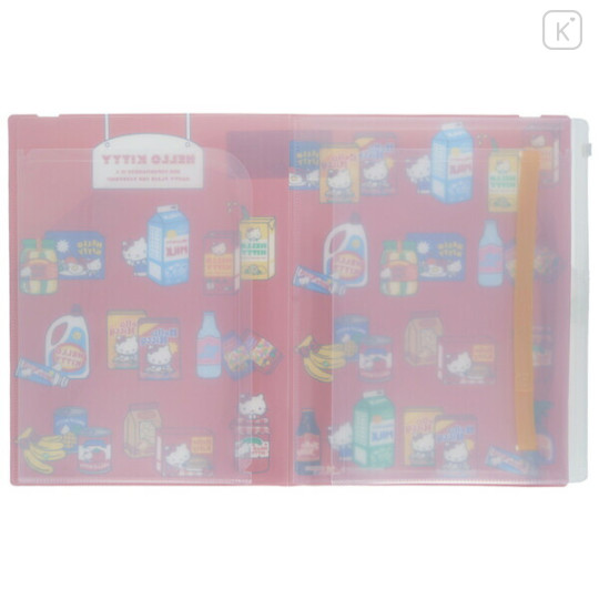Japan Sanrio 5+1 Pockets A4 Index File Holder - Hello Kitty : Supermarket Red - 4