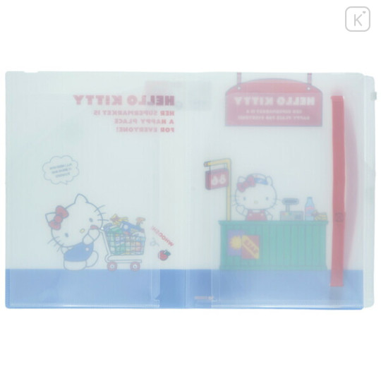 Japan Sanrio 5+1 Pockets A4 Index File Holder - Hello Kitty : Supermarket White - 4