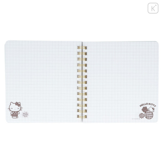 Japan Sanrio Square Ring Notebook - Hello Kitty : Supermarket Food - 2