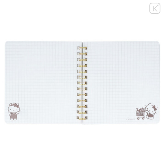 Japan Sanrio Square Ring Notebook - Hello Kitty : Supermarket - 2