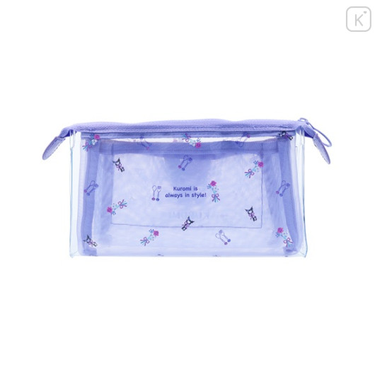 Japan Sanrio Clear Pen Pouch Case - Kuromi : Always In Style - 2