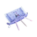 Japan Sanrio Clear Pen Pouch Case - Kuromi : Always In Style - 4