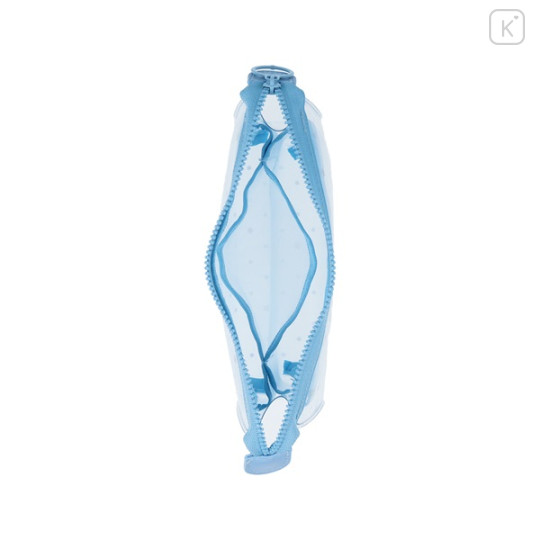 Japan Sanrio Clear Pen Pouch Case - Cinnamoroll : Wink Star Blue - 3