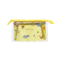 Japan Disney Clear Pen Pouch Case - Winnie the Pooh : Friends