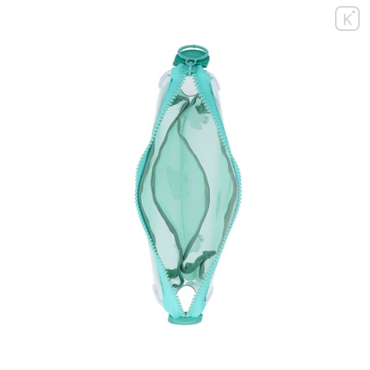 Japan Disney Clear Pen Pouch Case - Baymax : Turquoise - 3
