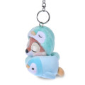 Japan Disney Store Plush Keychain - Chip : Disney Pajama Style Penguin - 2