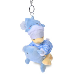 Japan Disney Store Plush Keychain - Donald : Disney Pajama Style Dolphin