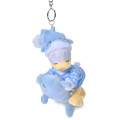 Japan Disney Store Plush Keychain - Donald : Disney Pajama Style Dolphin - 1