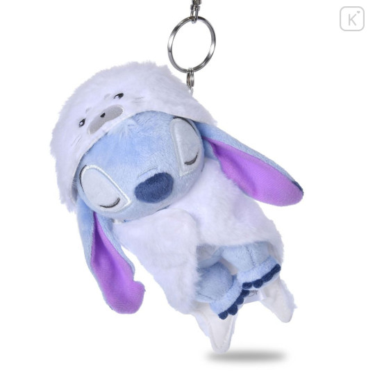 Japan Disney Store Plush Keychain - Stitch : Disney Pajama Style Sea Otter - 1
