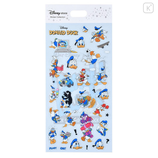 Japan Disney Store Clear Sticker Collection - Donald : Funny Life - 1
