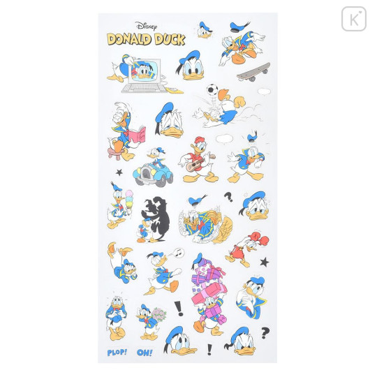 Japan Disney Store Clear Sticker Collection - Donald : Funny Life - 2