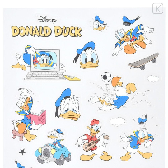 Japan Disney Store Clear Sticker Collection - Donald : Funny Life - 3