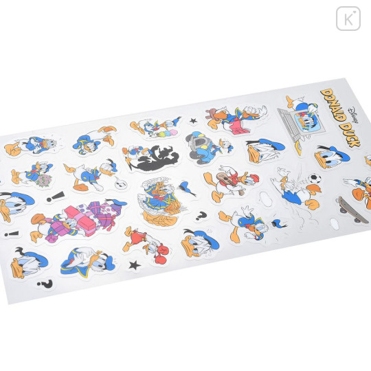 Japan Disney Store Clear Sticker Collection - Donald : Funny Life - 5