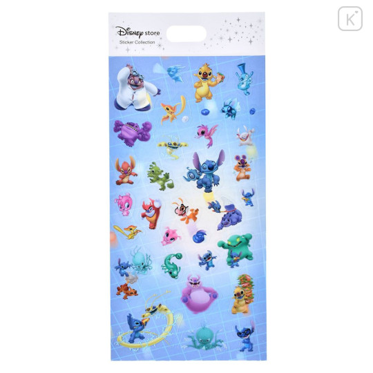 Japan Disney Store Clear Sticker Collection - Stitch : Characters - 1