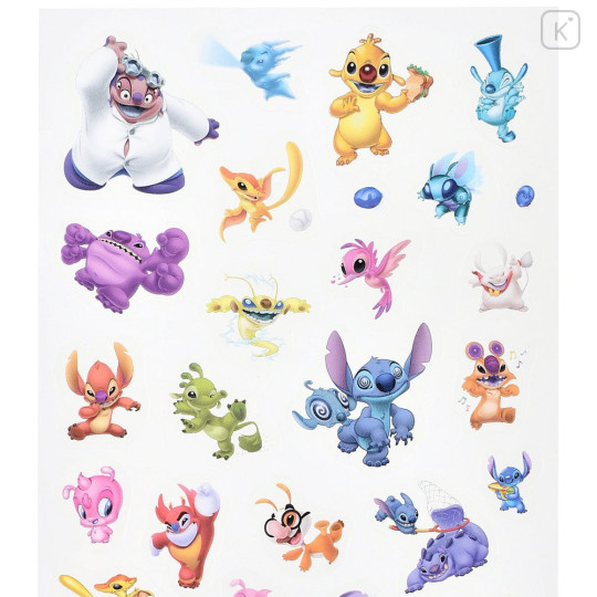 Japan Disney Store Clear Sticker Collection - Stitch : Characters - 3