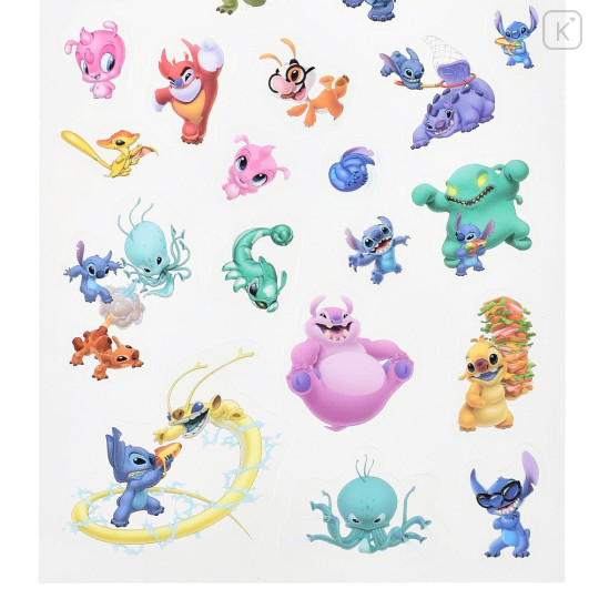 Japan Disney Store Clear Sticker Collection - Stitch : Characters - 4