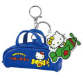 Japan Sanrio Miniature Keychain Bag Charm - Hello Kitty : Mini Boston Bag Blue - 1