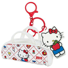 Japan Sanrio Miniature Keychain Bag Charm - Hello Kitty : Mini Boston Bag White