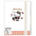 Japan Sanrio 6+1 Pockets A4 Clear File Holder - Hello Kitty : Tokimeki Heisei Kogal After School Girls - 1