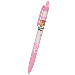Japan Sanrio Ballpoint Pen - Hello Kitty : Tokimeki Heisei Kogal After School Girls Tan