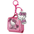 Japan Sanrio Mini Accessory Case Keychain - Hello Kitty : Leopard Pink - 1