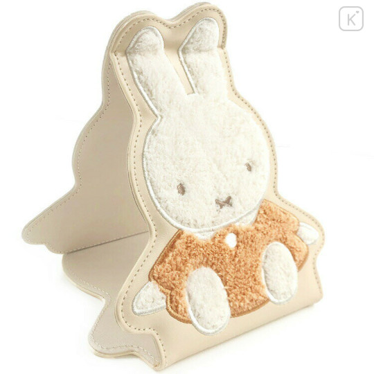 Japan Miffy Folding Mirror Stand - Miffy : Fabric Light Orange - 1