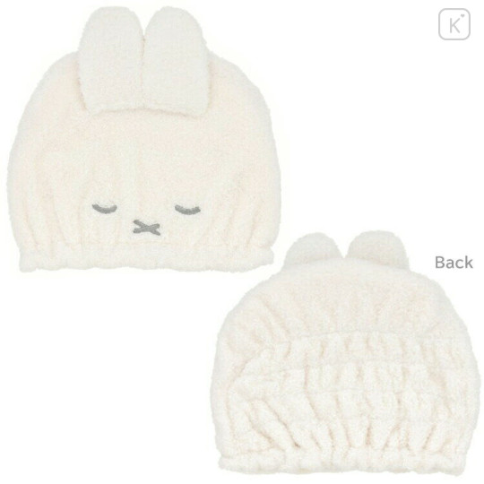 Japan Miffy Quick Dry Hair Cap Towel - Miffy : Face Sleep - 2