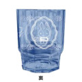 Japan Miffy Clear Acrylic Tumbler - Miffy : Navy White Flower - 2