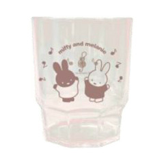 Japan Miffy Clear Acrylic Tumbler - Miffy : Friends