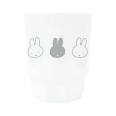 Japan Miffy Clear Acrylic Tumbler - Miffy : Face White