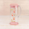 Japan Sanrio Water Pitcher - Hello Kitty : Tan Flower - 2